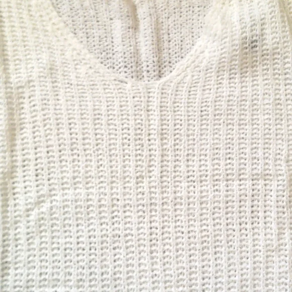 Lulu's White Born To Fly Knit Sweater Size XL - Picture 5 of 9